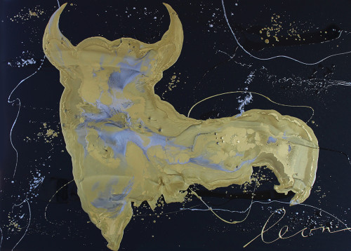Leon Bosboom + Gold bull